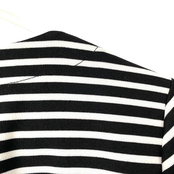 Draper James NWTs New Sailor Stripe Black White Tee size small - Picture 6 of 10